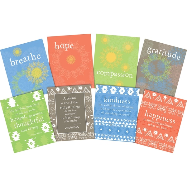 Barker Creek Be Kind Motivational Art Print, 8/Set 4187 - main